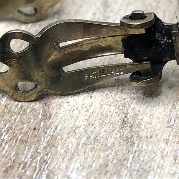 Vintage clip on Sterling Silve &turquoise earrings - Picture 7 of 8